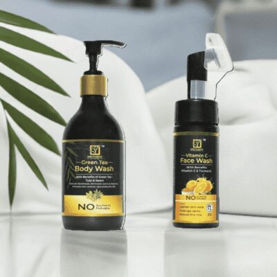 ultimate duo refreshing body wash and hydrating face wash combo body wash babu's nature